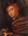 本を持つ若者 1525 ルネサンス ロレンツォ・ロット